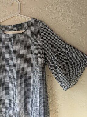 Black & White, COMO 2X Checkered blouse